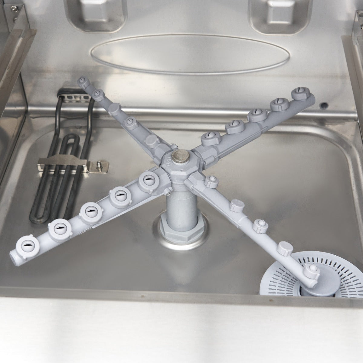 Horeca Vaatwasser - 50 x 50 cm - met Glansspoelpomp - Digitaal Display - 230V - MAXIMA