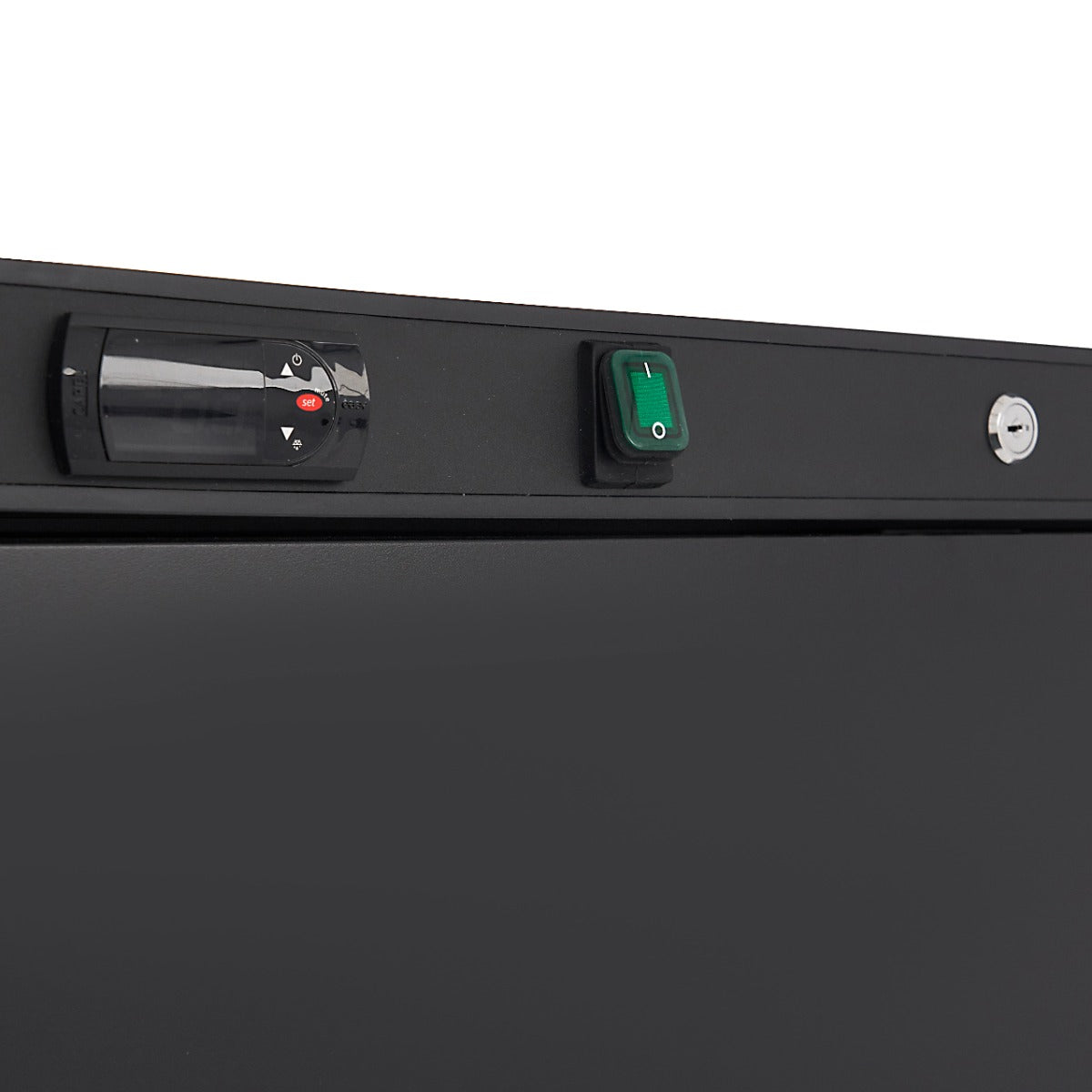 Vrieskast - 600 L - 6 Vaste Roosters - Zwart - MAXIMA