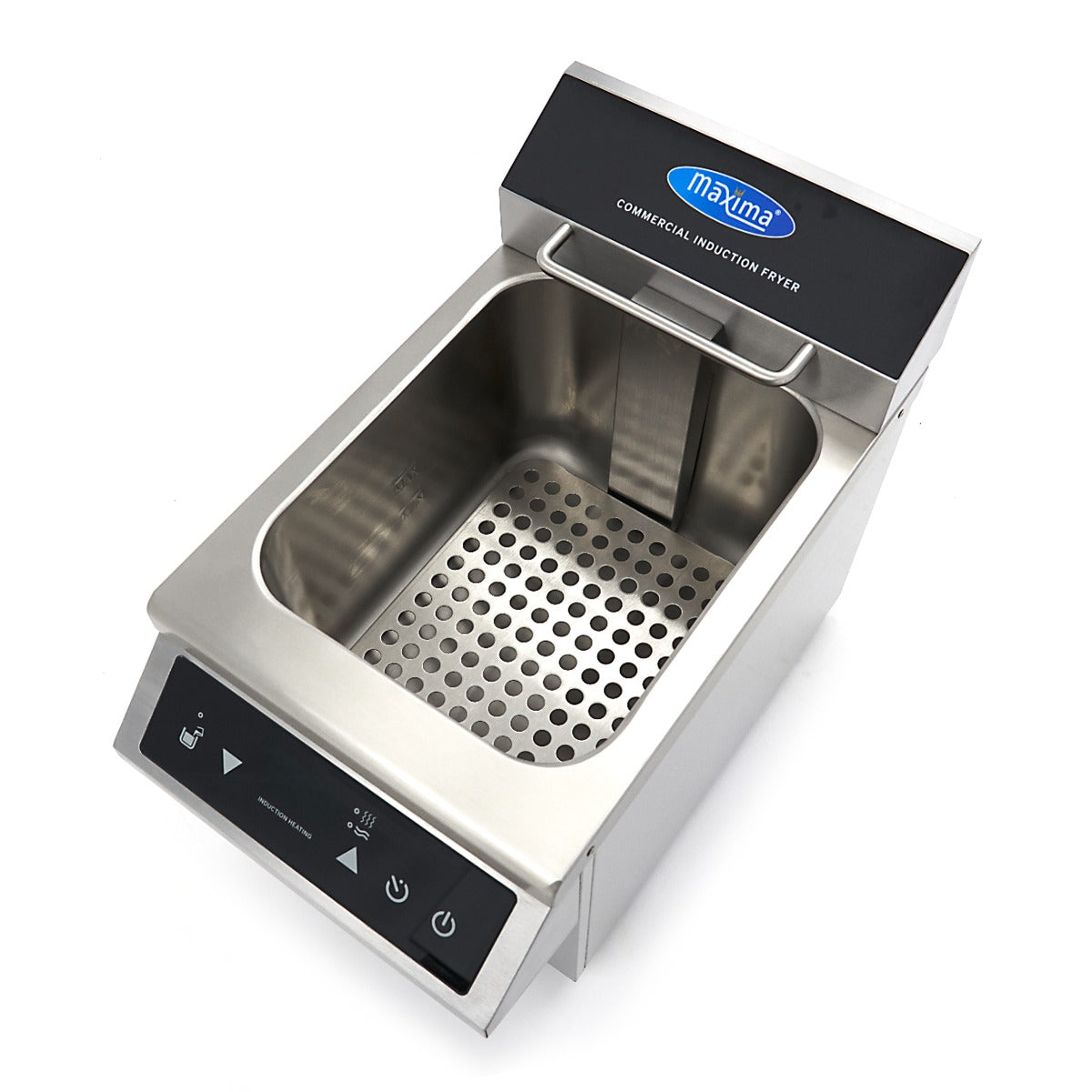 Frituurpan - 8 L - 1 Mand - Inductie - met Tapkraan - MAXIMA