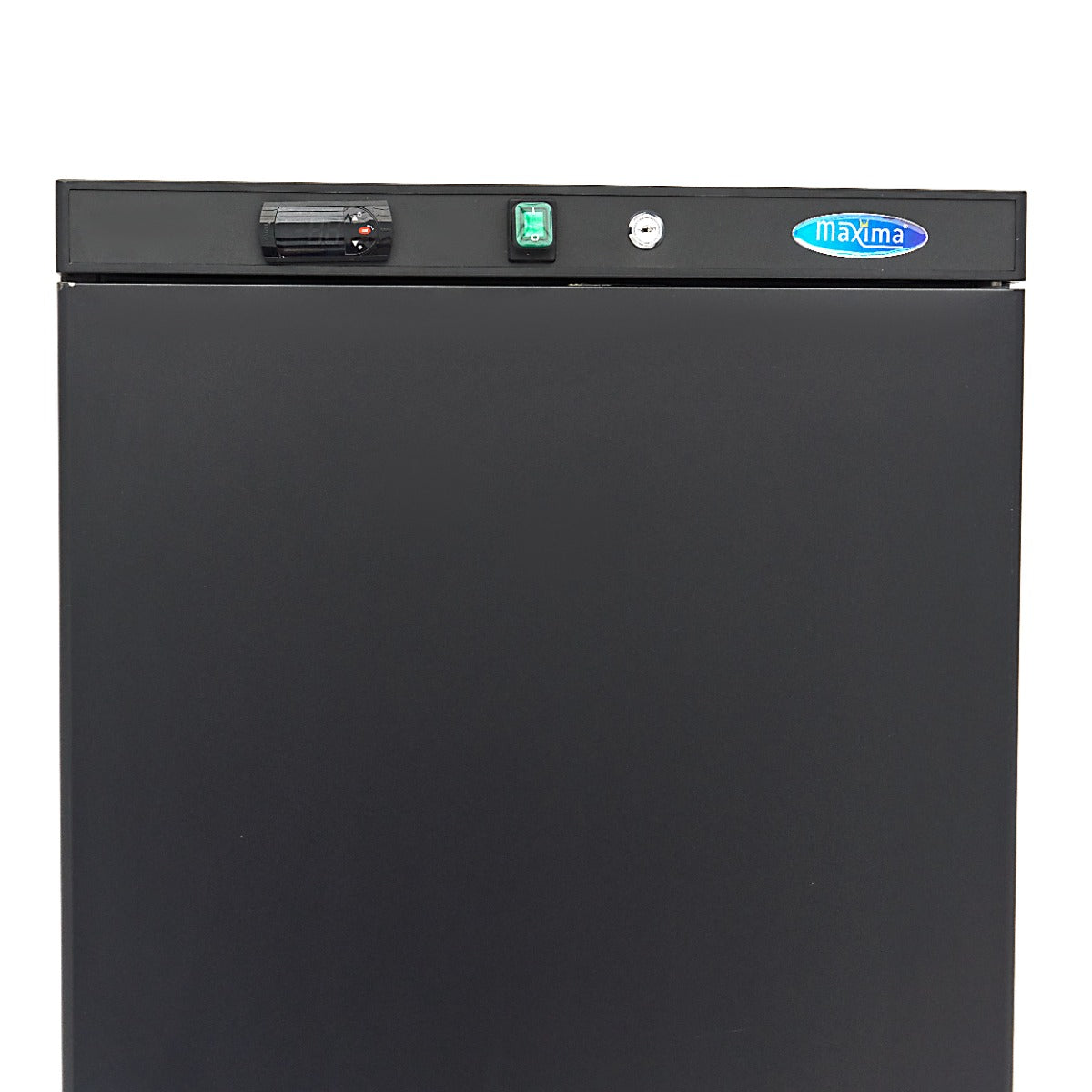 Maxima Fridge - 400L - 4 Adjustable Shelves - Black - 09405014