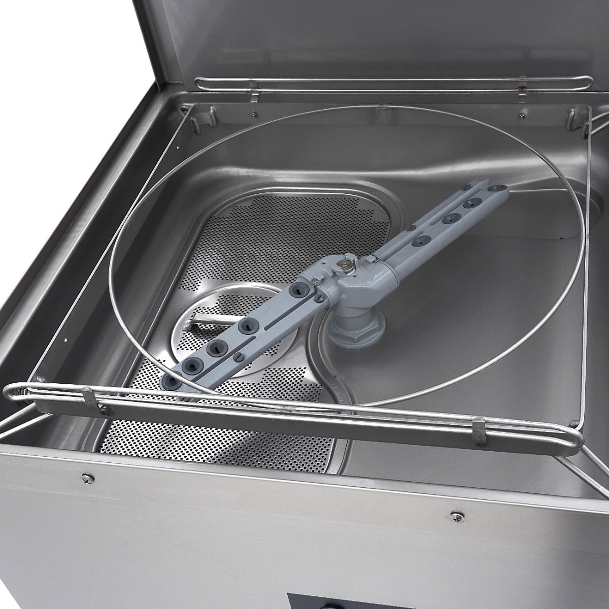 Maxima Pass Through Dishwasher - 50x50cm - With Drain, Rinse Aid and Soap Pumps - 400V - 09240080