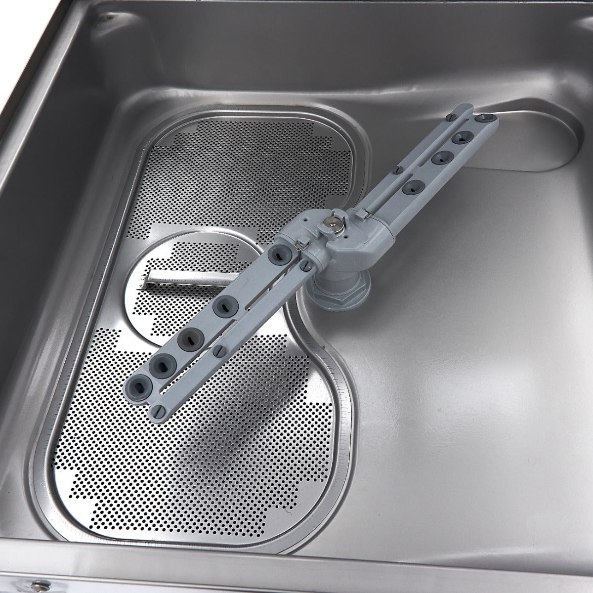 Maxima Pass Through Dishwasher - 50x50cm - With Drain, Rinse Aid and Soap Pumps - 400V - 09240080