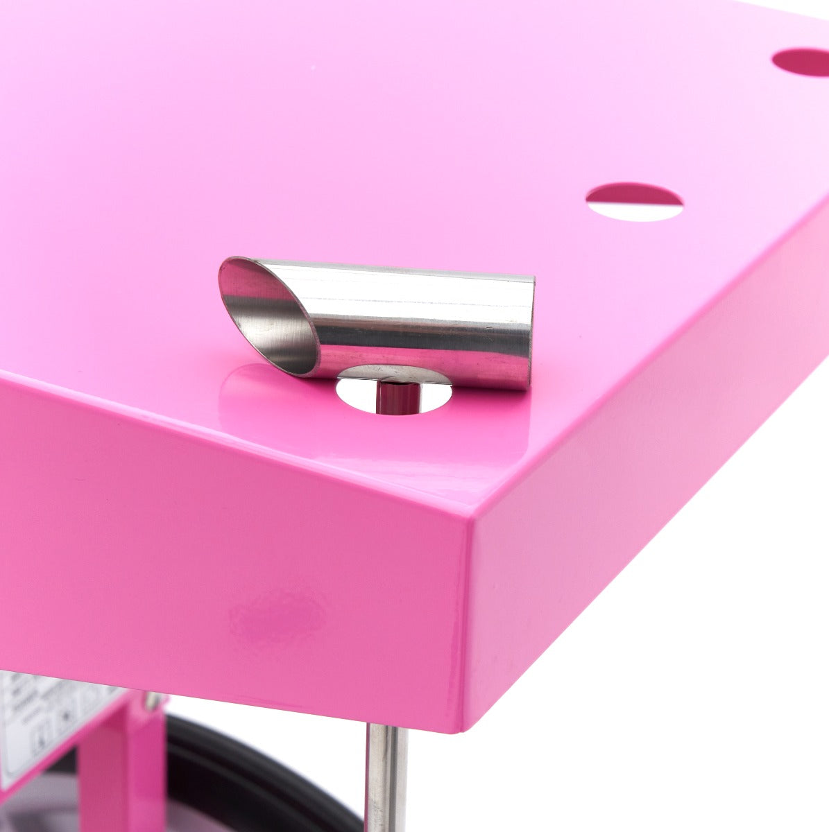 Suikerspinmachine – Ø 52 cm – Roze – met Onderstel - MAXIMA