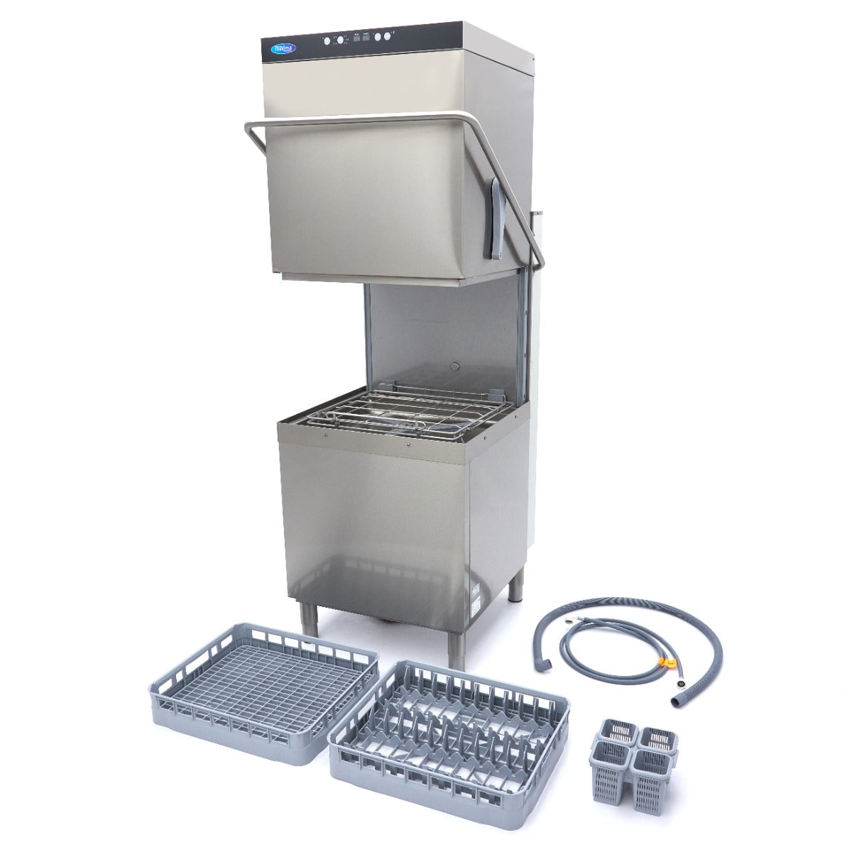 Maxima Pass Through Dishwasher - 50x60cm - With Rinse Aid and Soap Pumps - 400V - 09240140