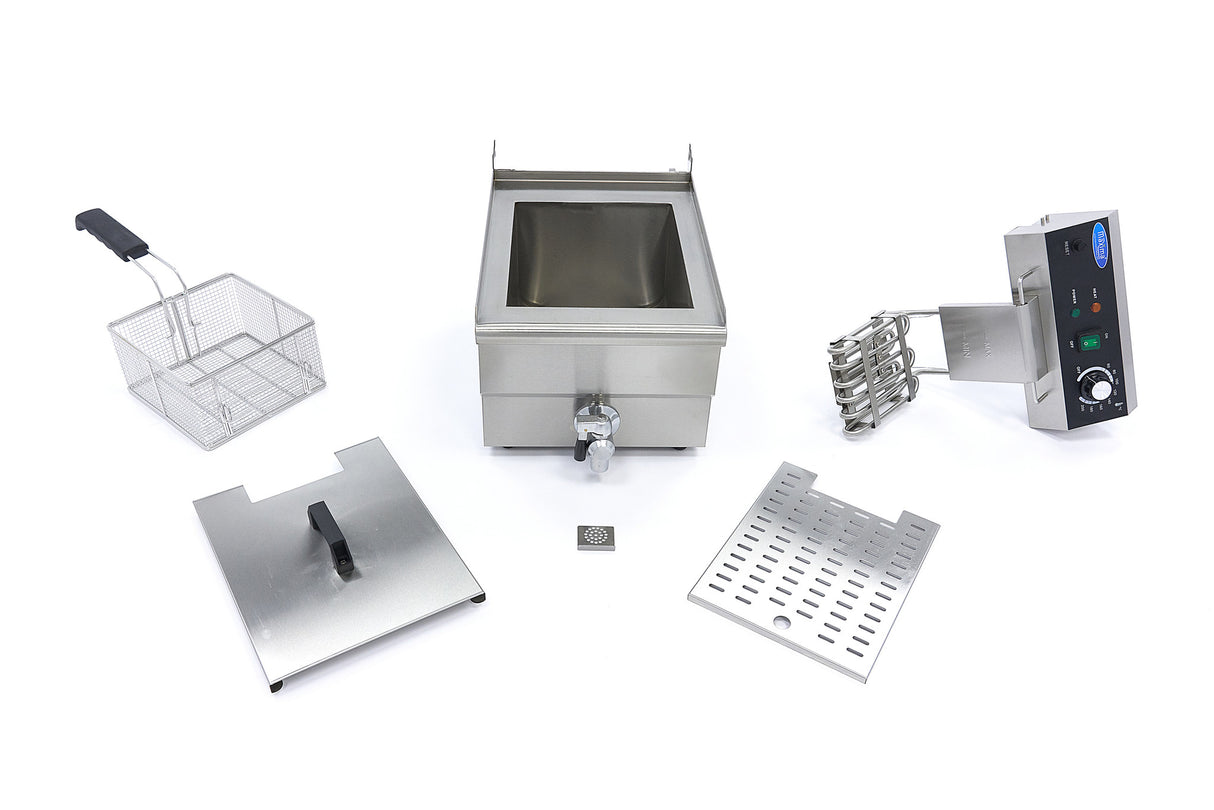 Maxima Deep Fryer - 13L - 1 Basket - with Drain Tap - 09365230