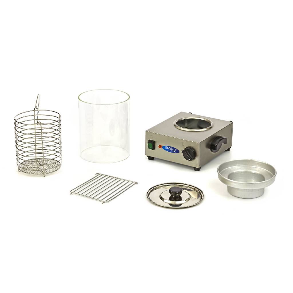 Maxima Hot Dog Warmer - Ø20 x 24cm - Dishwasher Safe - 09300580