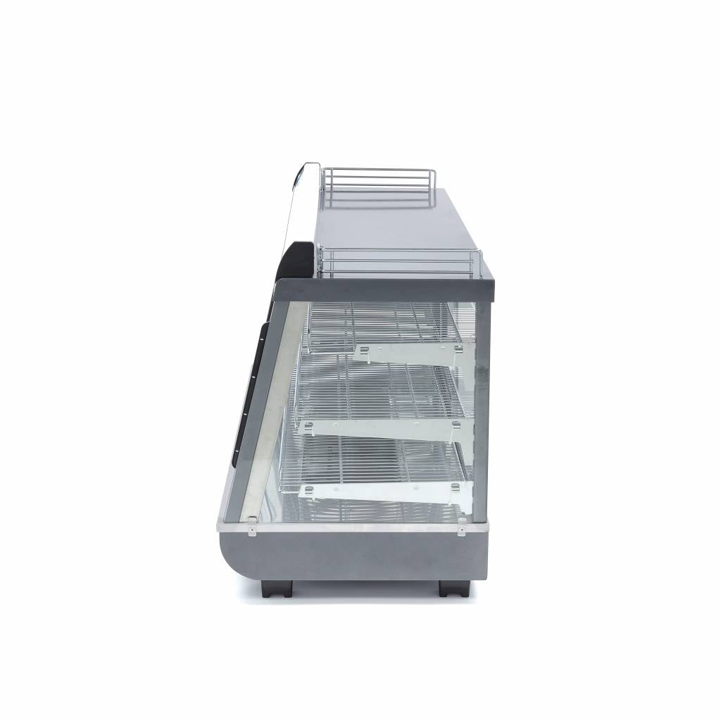 Maxima Heated Food Display - 186L - 121,5cm - 3 Shelves - 09400795