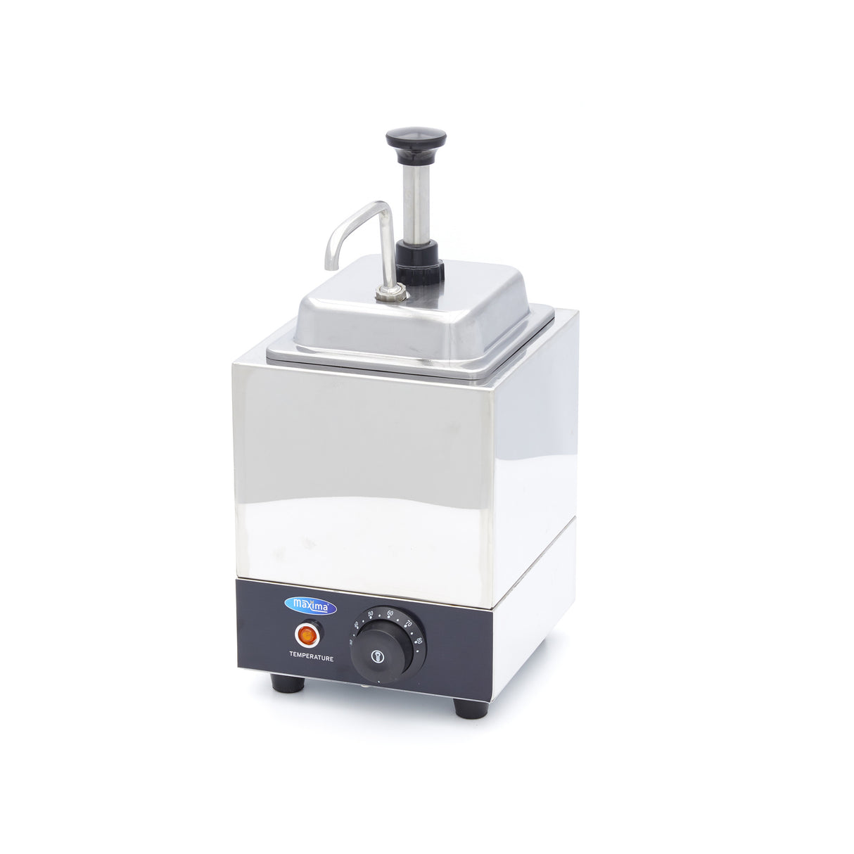 Maxima Heated Sauce Dispenser - 2L - with Pump - 09374100