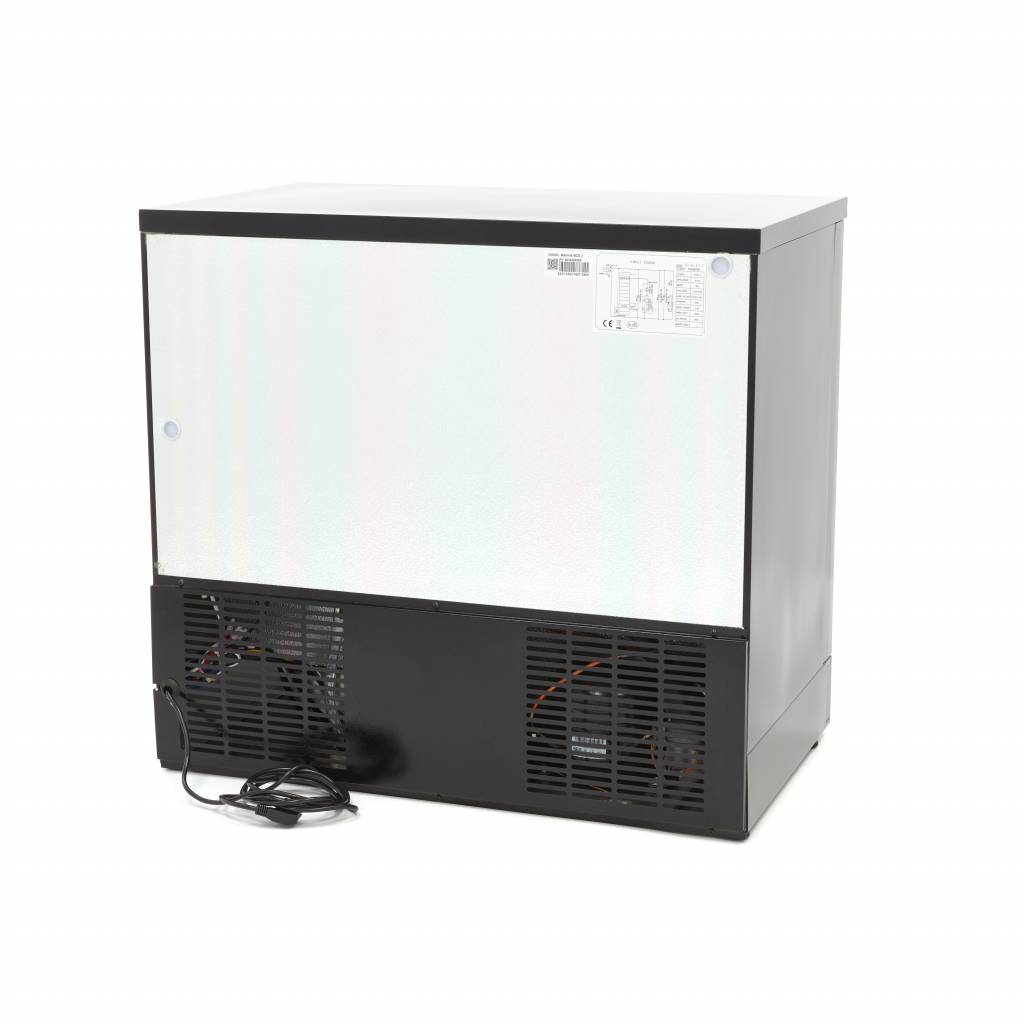 Maxima Drinks Fridge - 227L - 2 Sliding Doors - 4 Adjustable Shelves - 09400915