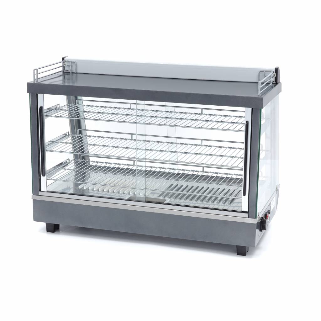 Maxima Heated Food Display - 136L - 91,5cm - 3 Shelves - 09400790