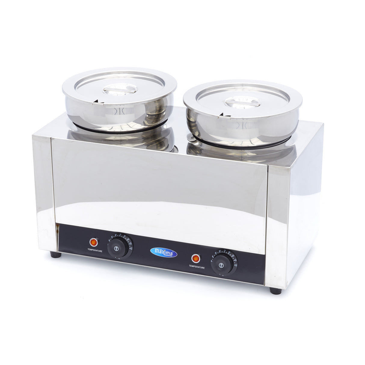 Maxima Hot Pot - 2 Pans - 2 x 5L - 09374022