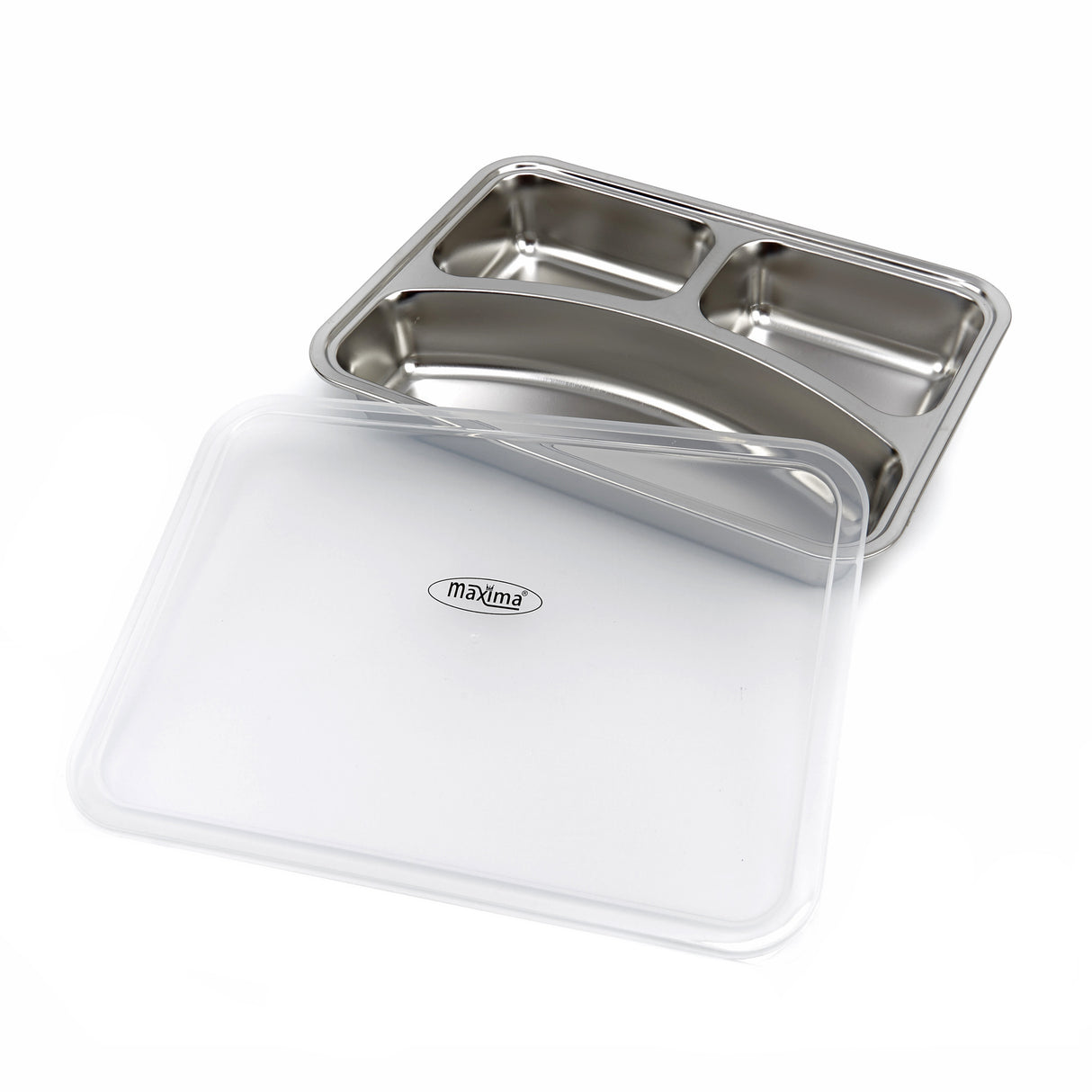 Maxima Lid for 3 Compartment Plate - Plastic - Dishwasher Safe - 09367850