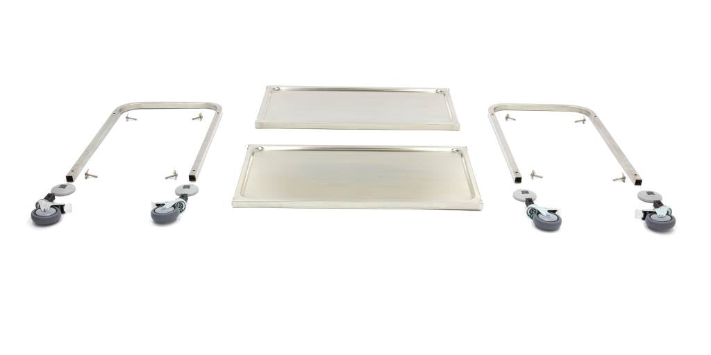 Maxima Stainless Steel Serving Trolley - 2 Shelves - 09300545