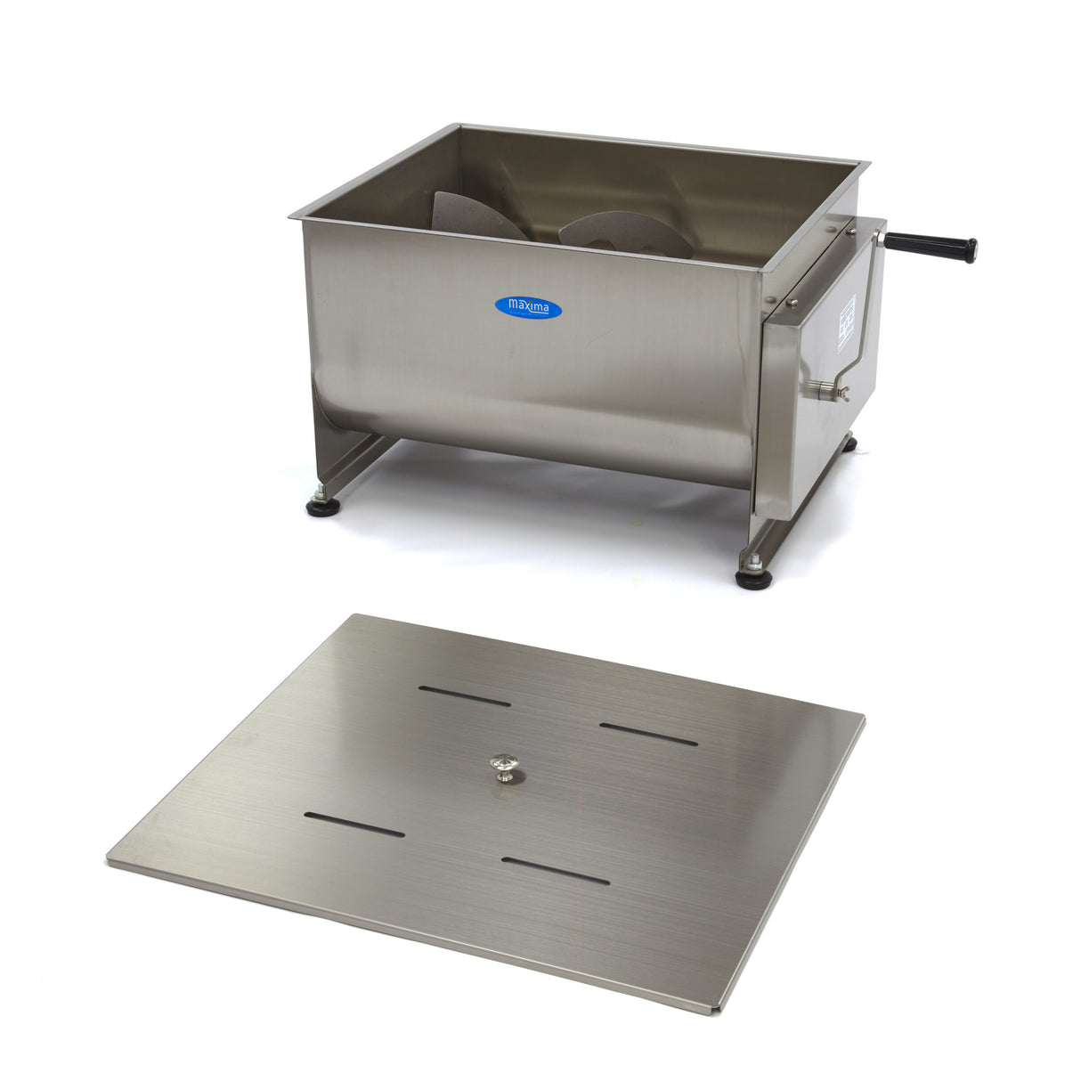 Maxima Meat Mixer - 60L - 55kg Meat - Double Axle - Manual - 09368003