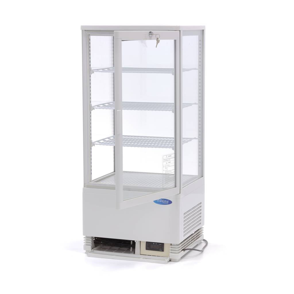 Maxima Display Fridge - 78L - 43cm - White - 09400805