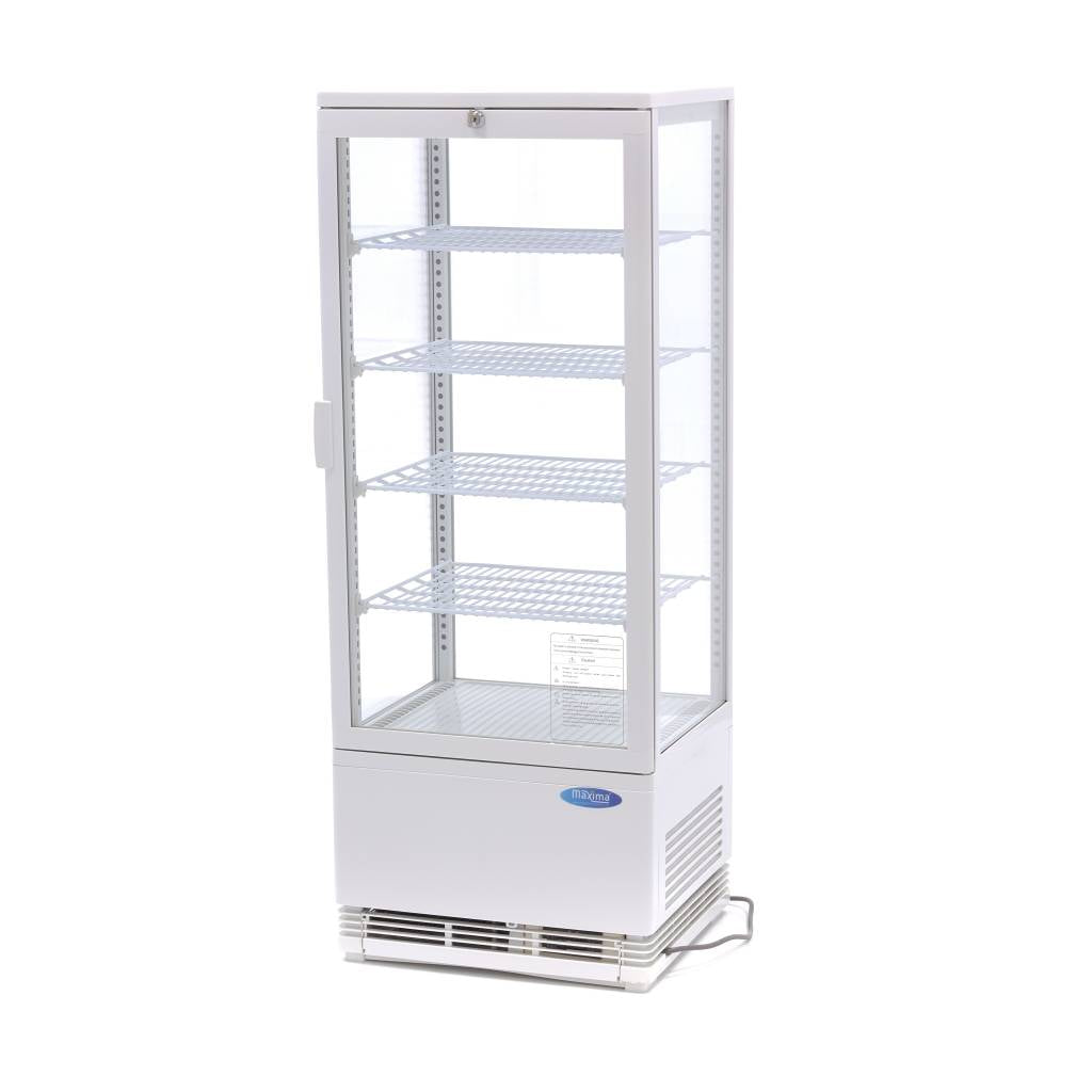 Maxima Display Fridge - 98L - 43cm - White - 09400810