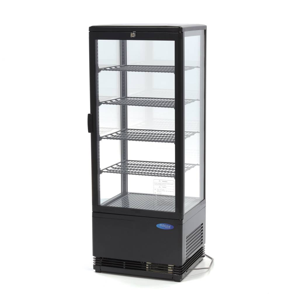 Maxima Display Fridge - 98L - 43cm - Black - 09400811