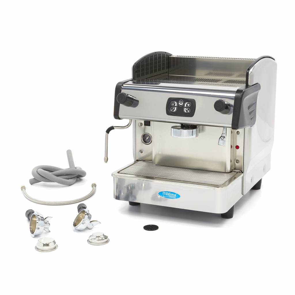 Maxima Espresso Machine - 1 Piston - 240 Cups Per Hour - Self-cleaning - 08804000