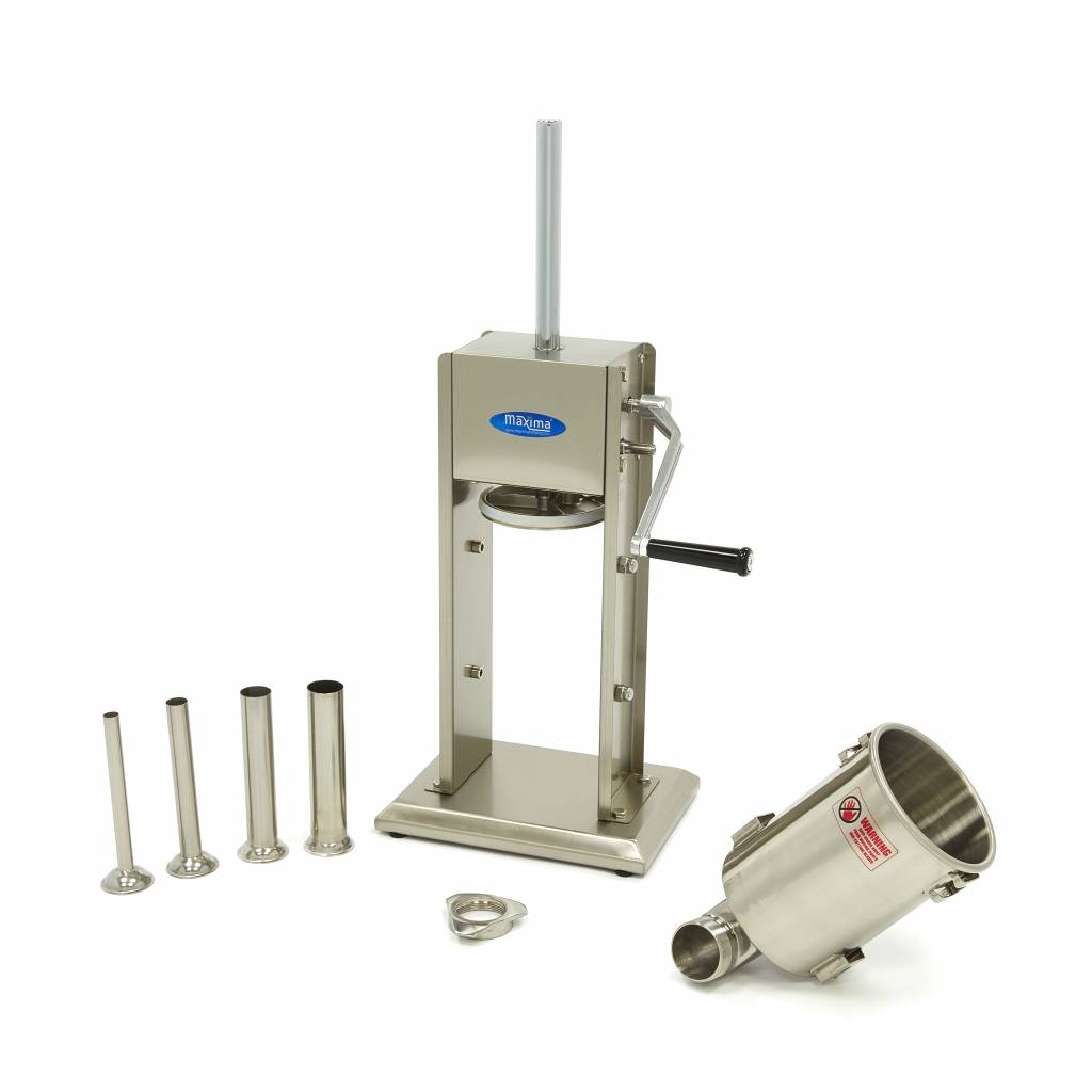 Worstenvuller - 3 L - Verticaal - incl. 4 Vulbuizen - MAXIMA