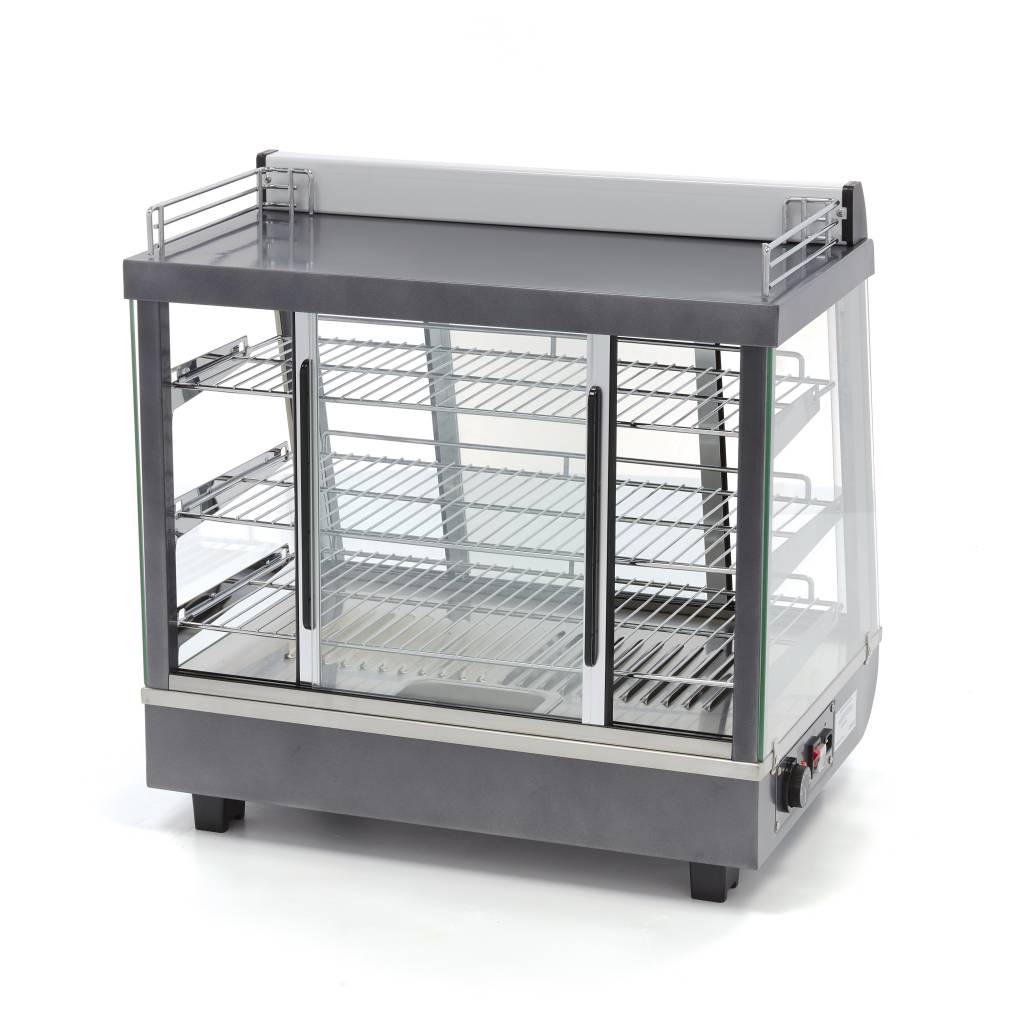 Maxima Heated Food Display - 96L - 67,5cm - 3 Shelves - 09400785