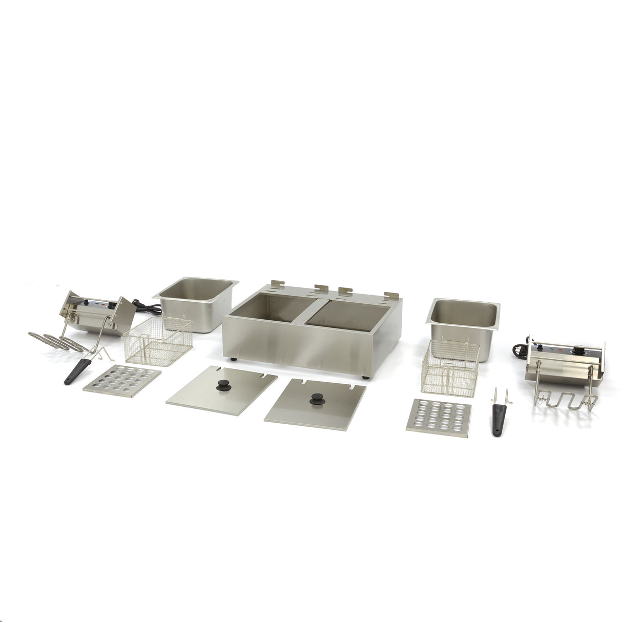 Maxima Deep Fryer - 2 x 6L - 2 Baskets - up to 2,4kg of Fries - 09364951