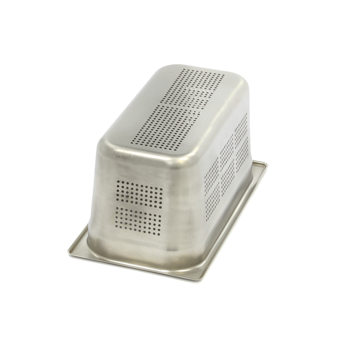 Maxima Gastronorm Container - 1/3 GN - 15cm Deep - Stainless Steel - Perforated - 09367622