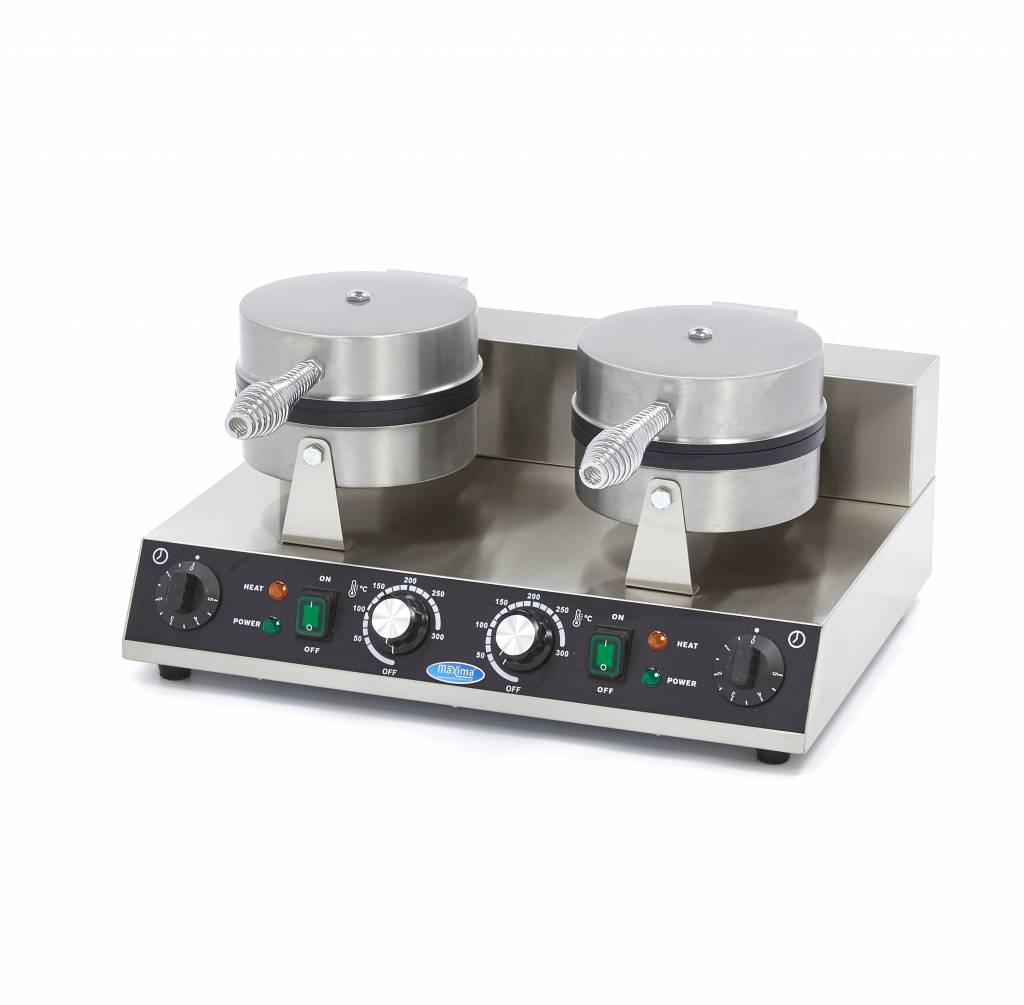 Wafelijzer - 8 Stuks - Hartjes Wafel - MAXIMA