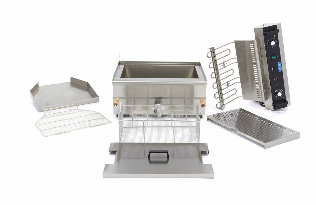 Maxima Deep Fryer - 30L - 1 Basket - with Drain Tap - 09365021