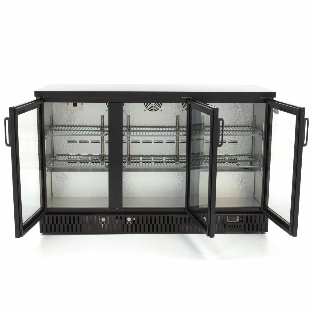 Maxima Drinks Fridge - 341L - 3 Hinged Doors - 6 Adjustable Shelves - 09400910