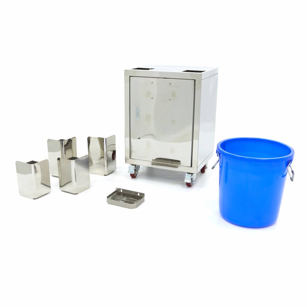 Maxima Orange Juicer Trolley - Compact - incl Waste Bucket - on Wheels - 09360030