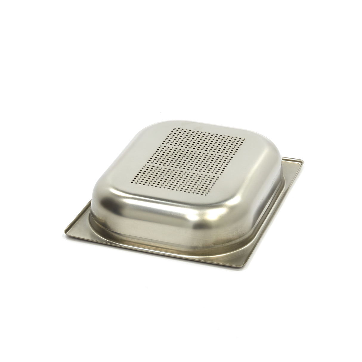Maxima Gastronorm Container - 1/2 GN - 6,5cm Deep - Stainless Steel - Perforated - 09367611