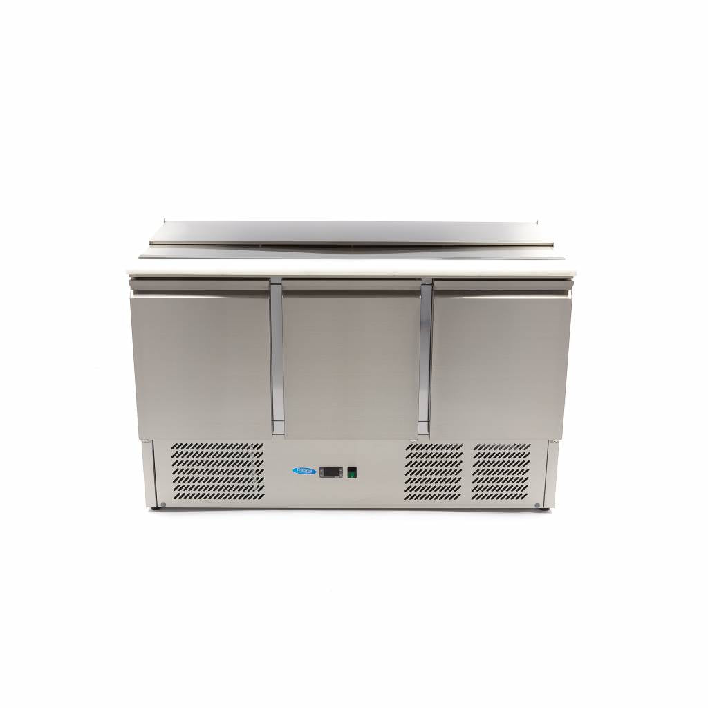 Maxima Saladette - 400L - 137cm - 3 Doors - incl Cutting Board - 09400415