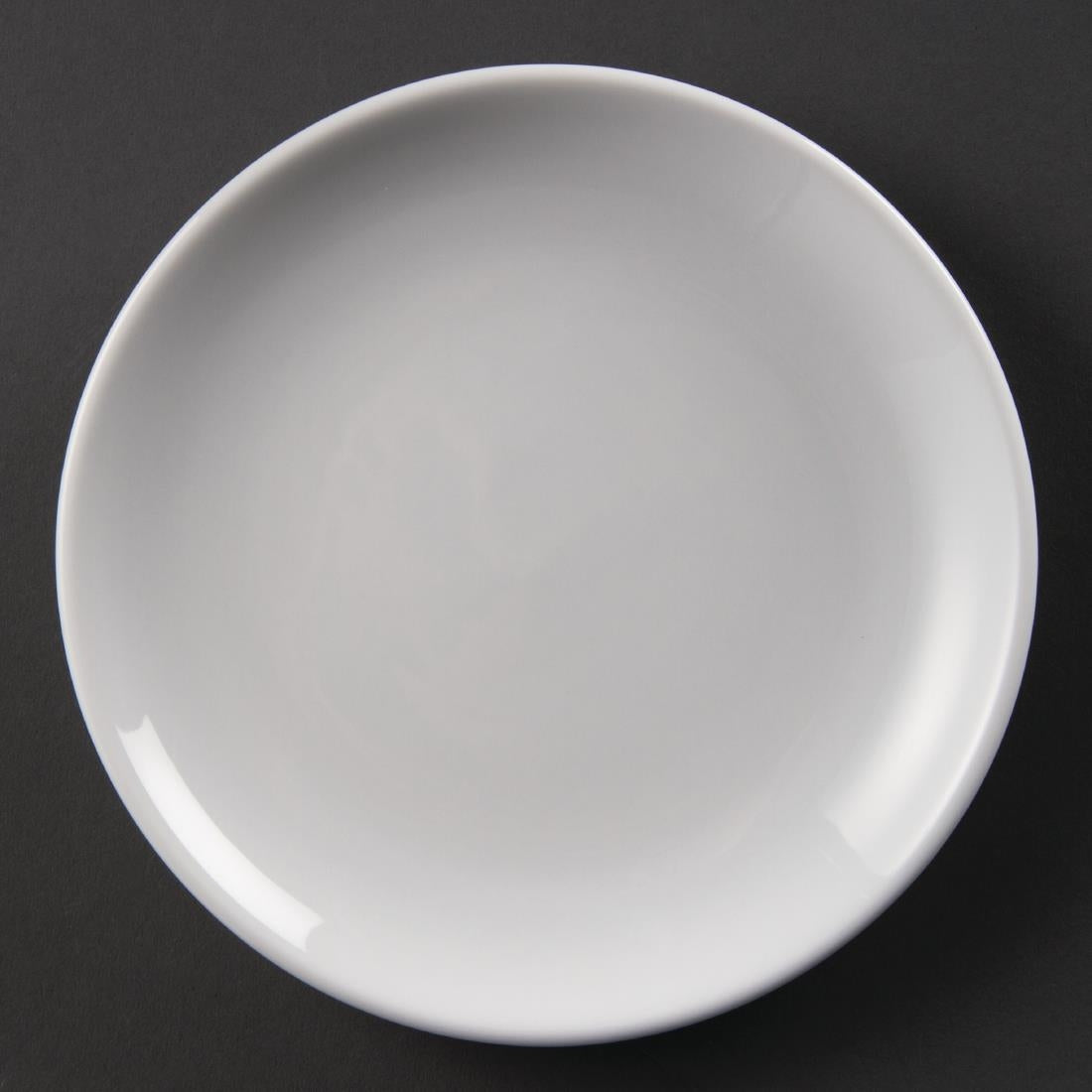 Olympia Whiteware Coupe Plates 180mm (Pack of 12) - U076 Olympia