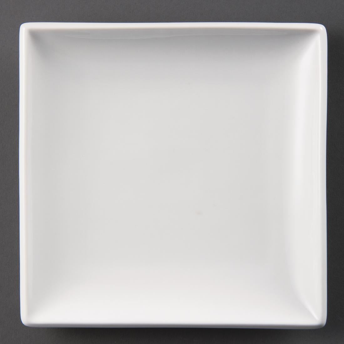 Olympia Whiteware Square Plates 180mm (Pack of 12) - U154 Olympia