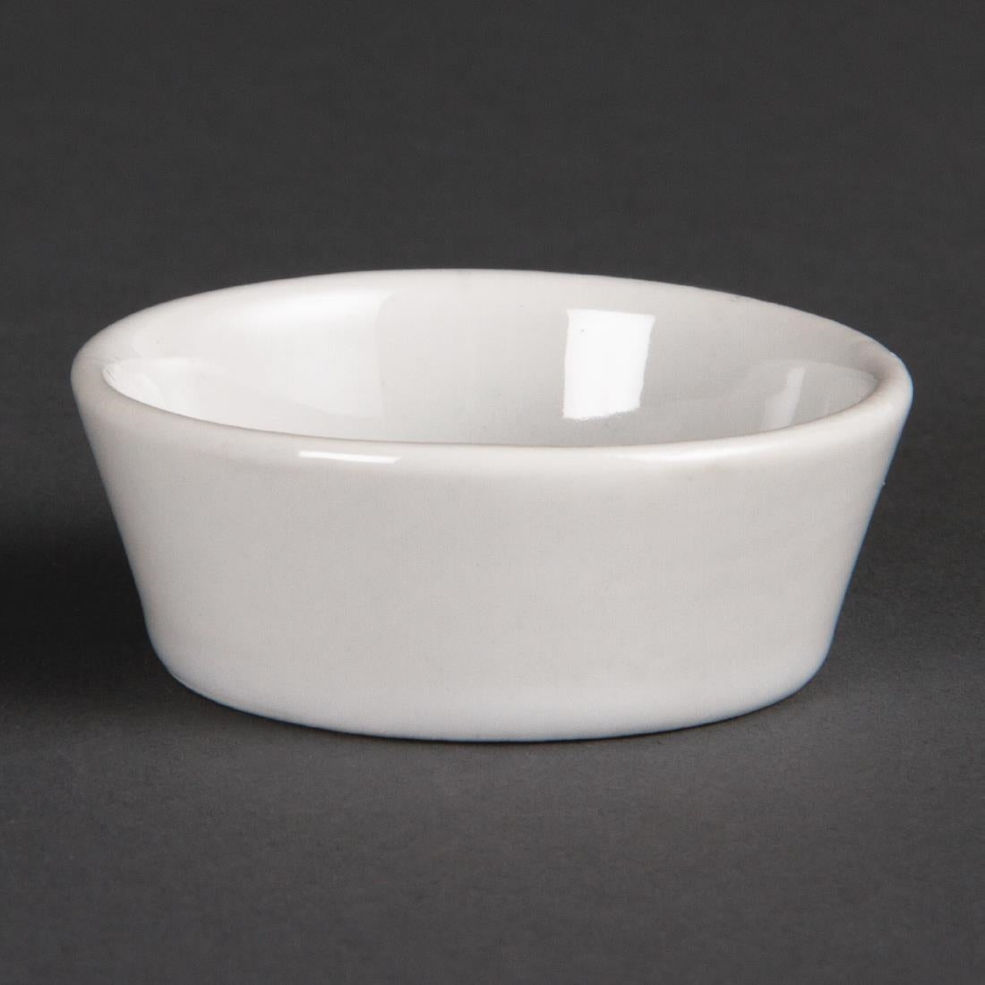 Olympia Whiteware Sloping Edge Bowls 50mm (Pack of 12) - U161 Olympia