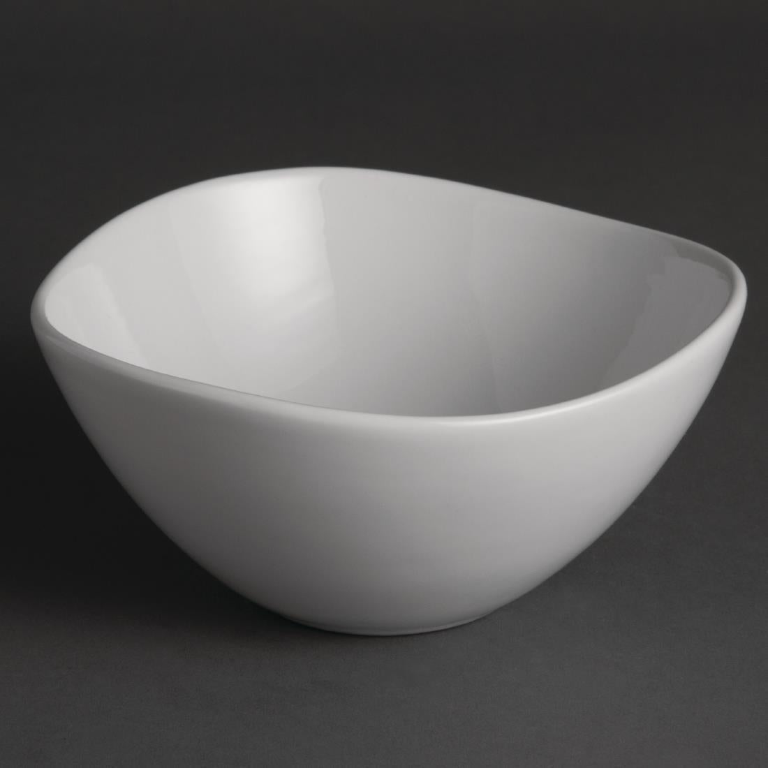 Olympia Whiteware Wavy Bowls 150mm (Pack of 12) - U187 Olympia