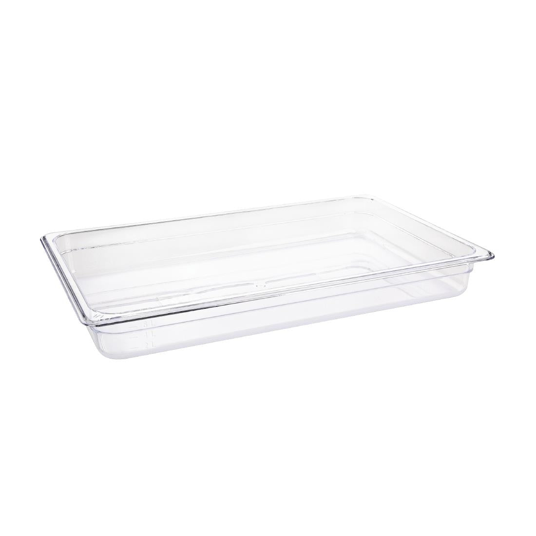 Vogue Polycarbonate 1/1 Gastronorm Container 65mm Clear - U224 Vogue