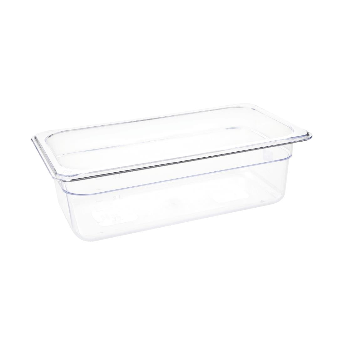 Vogue Polycarbonate 1/3 Gastronorm Container 100mm Clear - U233 Vogue