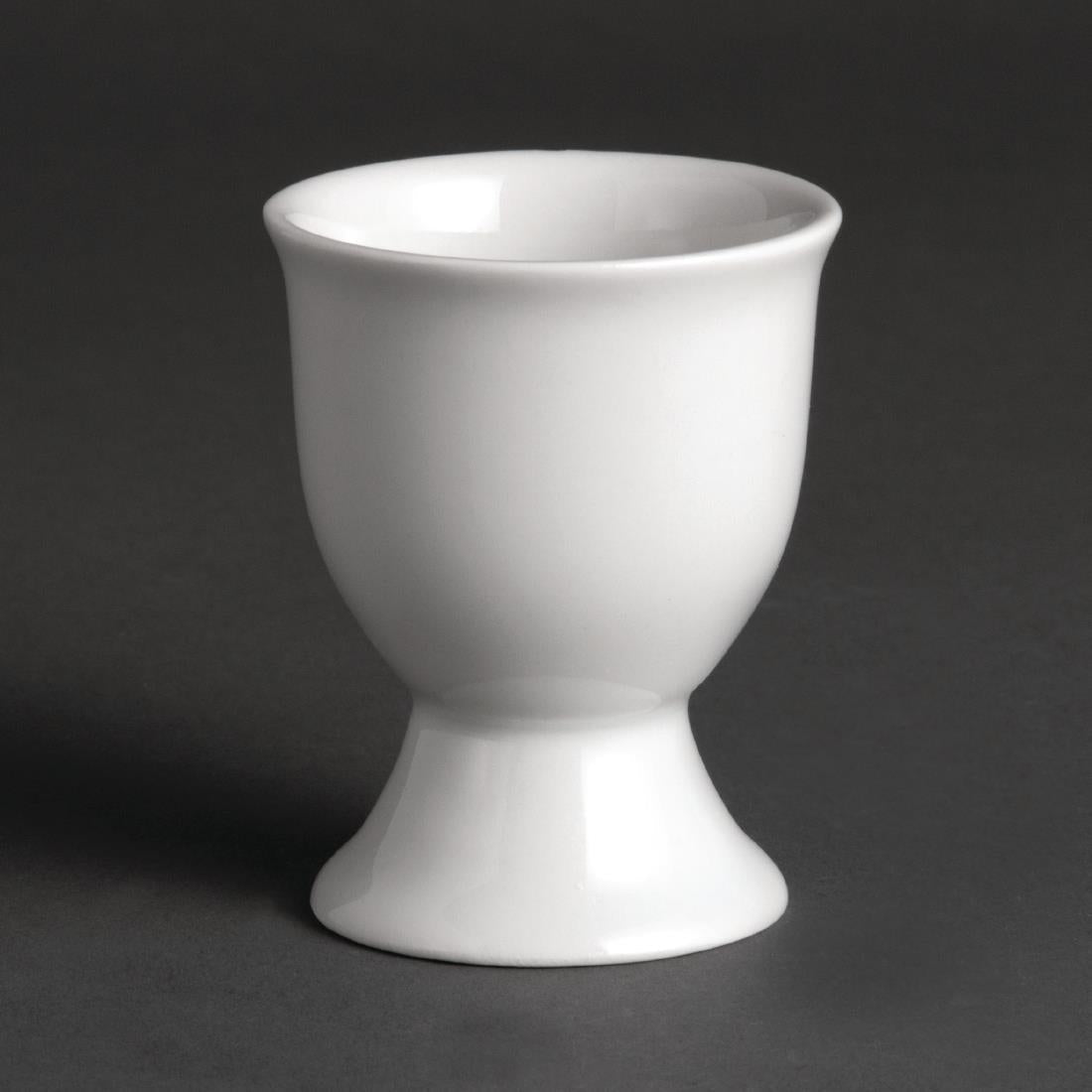 Olympia Whiteware Egg Cups 68mm (Pack of 12) - U814 Olympia