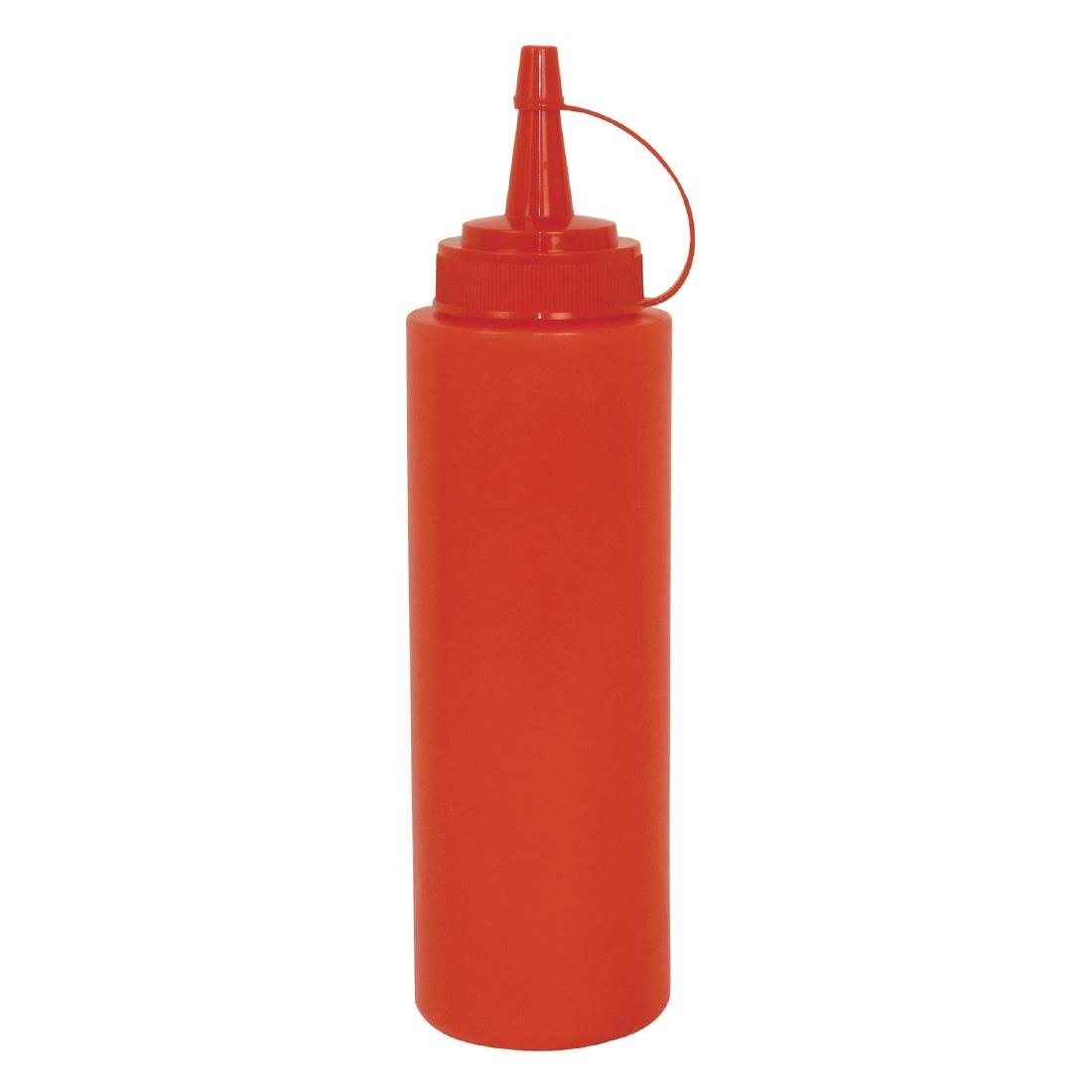 Vogue Red Squeeze Sauce Bottle 24oz - K157 Vogue