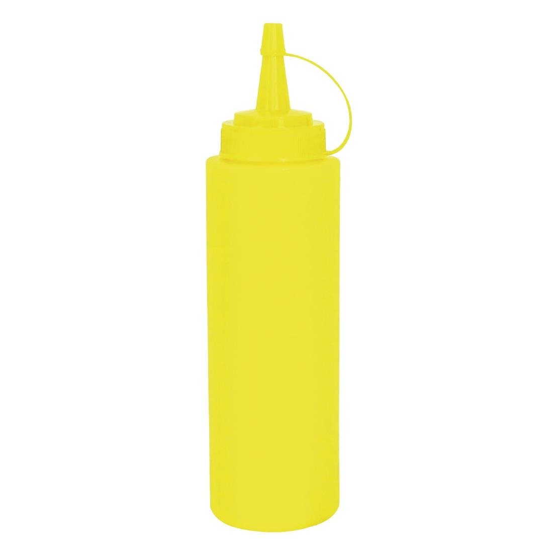 Vogue Yellow Squeeze Sauce Bottle 24oz - K158 Vogue