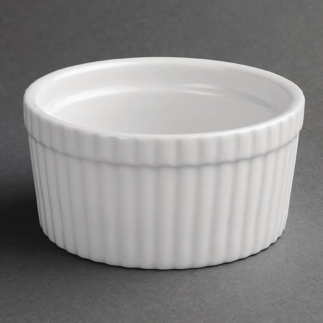 Olympia Whiteware Souffle Dishes 105mm (Pack of 6) - W431 Olympia