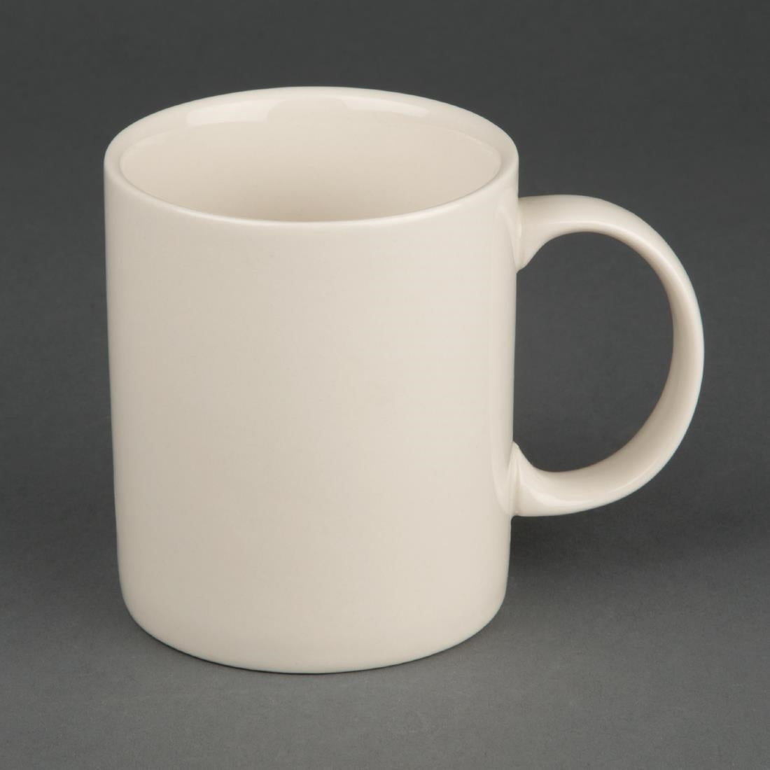 Olympia Ivory Mugs 284ml 10oz (Pack of 12) - Y093 Olympia