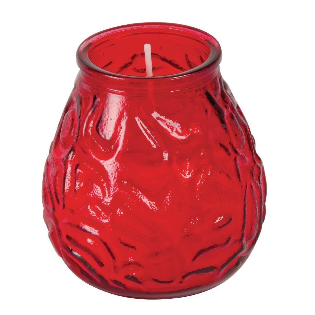 Red Lowboy Candle Bar Lights (Pack of 12) - Y197 Bolsius