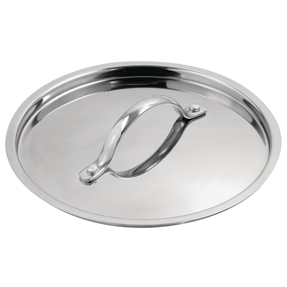 Vogue Stainless Steel & Aluminium Tri-Wall Saucepan Lid 20cm - Y424 Vogue