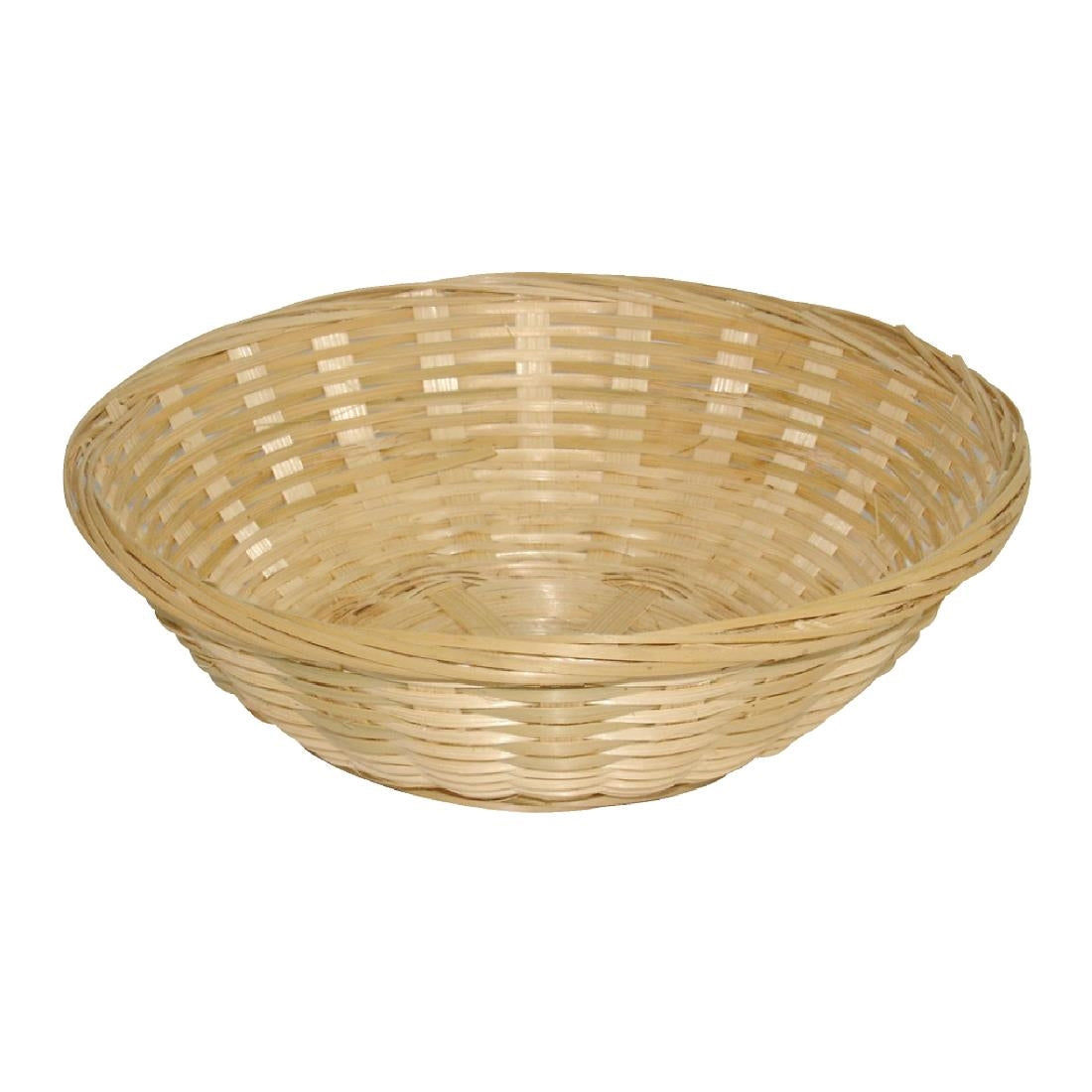 Olympia Wicker Round Bread Basket (Pack of 6) - Y570 Olympia