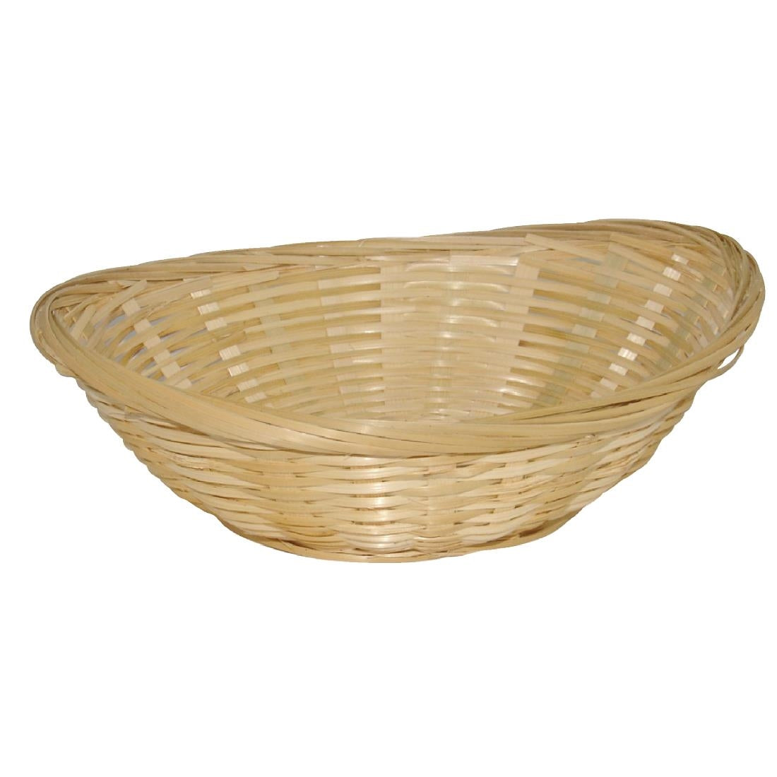 Olympia Wicker Oval Bread Basket (Pack of 6) - Y571 Olympia
