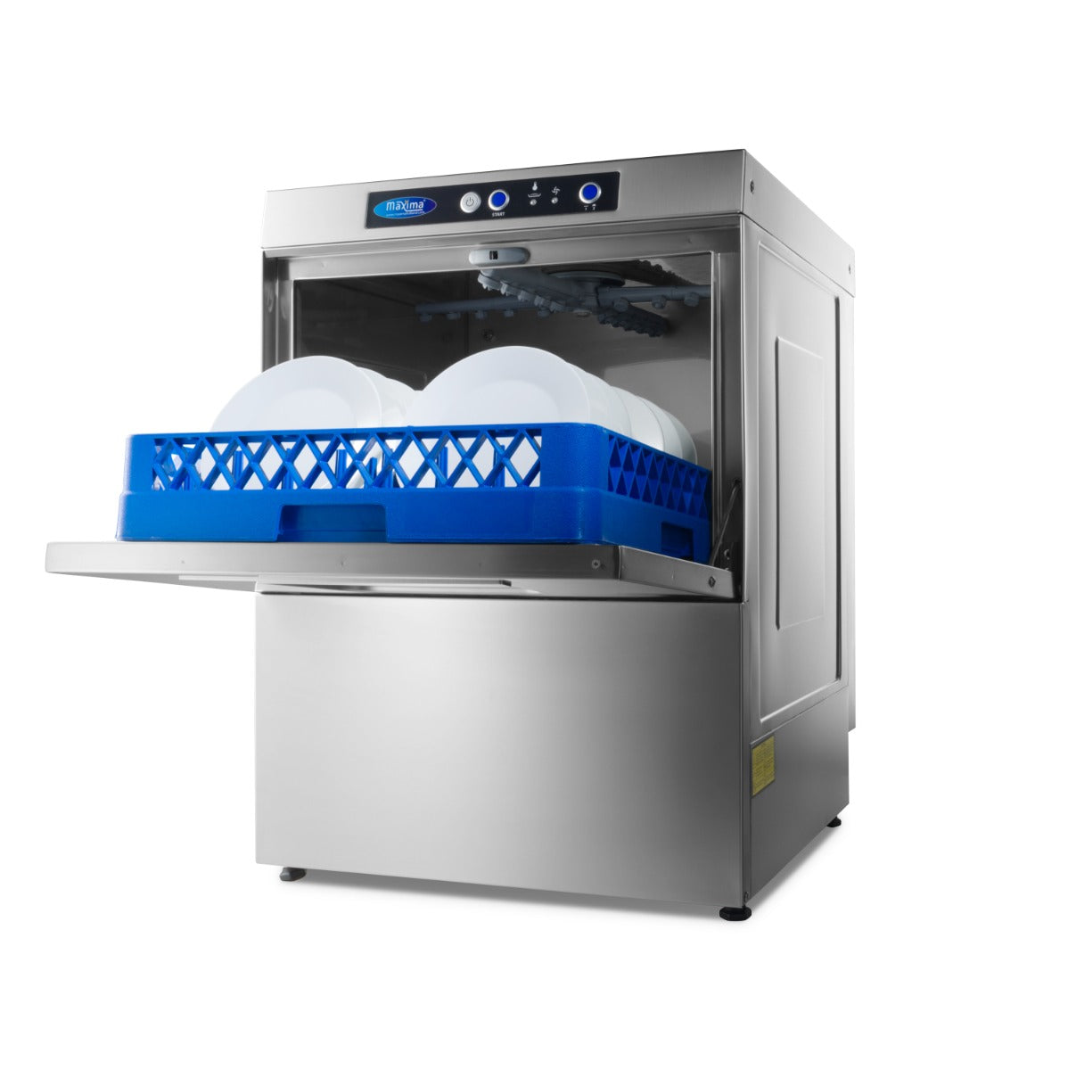 Maxima Undercounter Dishwasher - 50 x 50cm - with Drain, Rinse Aid and Soap Pumps - 400V - 09201010