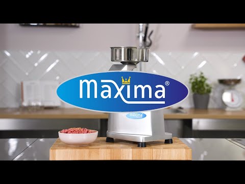 Maxima Hamburger Press - 13cm Portioning Plate - Manual - 09300591