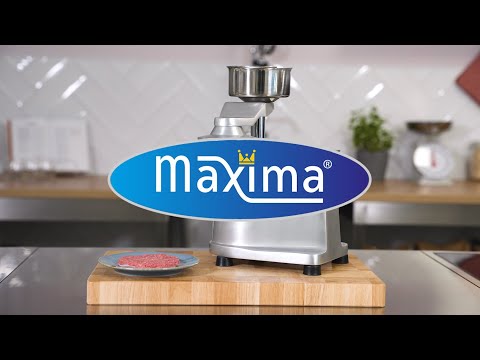 Maxima Hamburger Press - 10cm Portioning Plate - Manual - 09300590